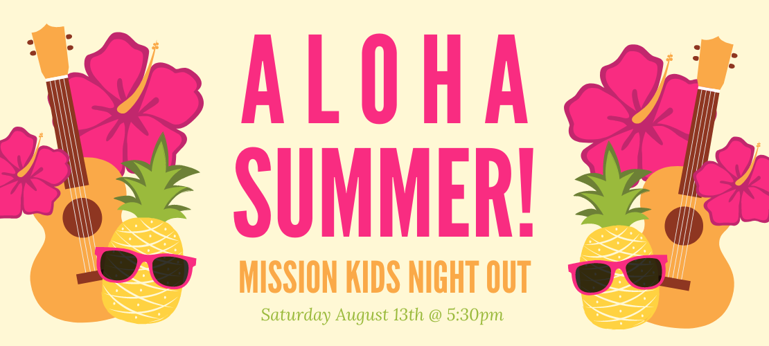 Aloha Summer Kids Night Out Web